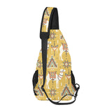 Camels ethnic motif pattern All Over Print Chest Bag