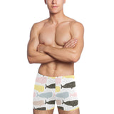 Whale dot pattern Men's Swimming Trunks