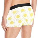 hand drawn sun pattern Men's All Over Print Boxer Briefs Men's Underwear