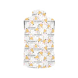 Greyhound Pattern Print Design 03 Women's Padded Vest