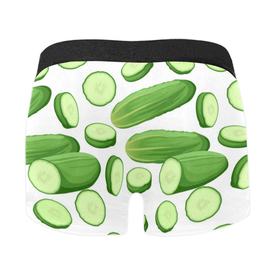 cucumber whole slices pattern Men's All Over Print Boxer Briefs Men's Underwear