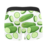 cucumber whole slices pattern Men's All Over Print Boxer Briefs Men's Underwear