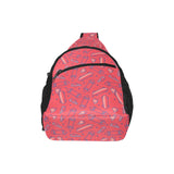 Skate Board Pattern Print Design 01 All Over Print Chest Bag