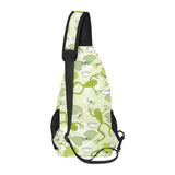 Cute frog dragonfly pattern All Over Print Chest Bag