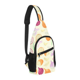 Onion garlic white red pattern All Over Print Chest Bag
