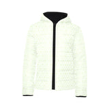 Cucumber pattern background Kids' Boys' Girls' Padded Hooded Jacket
