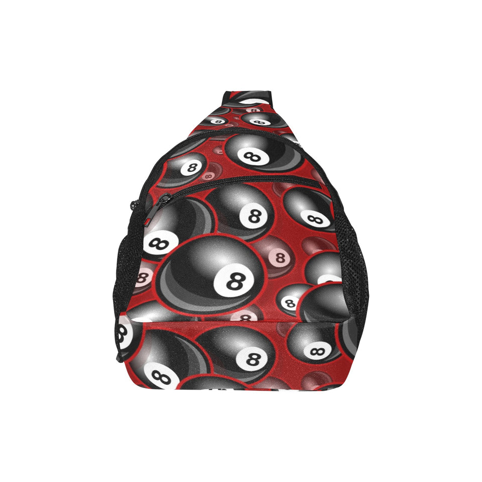 Billiard Ball Pattern Print Design 05 All Over Print Chest Bag