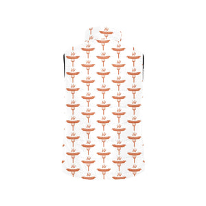 Sausage Pattern Print Design 05 Men's Padded Vest