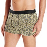 arabic star gold pattern Men's All Over Print Boxer Briefs Men's Underwear