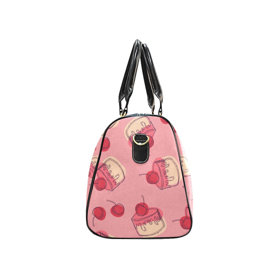 Cake cherry pattern Travel Bag