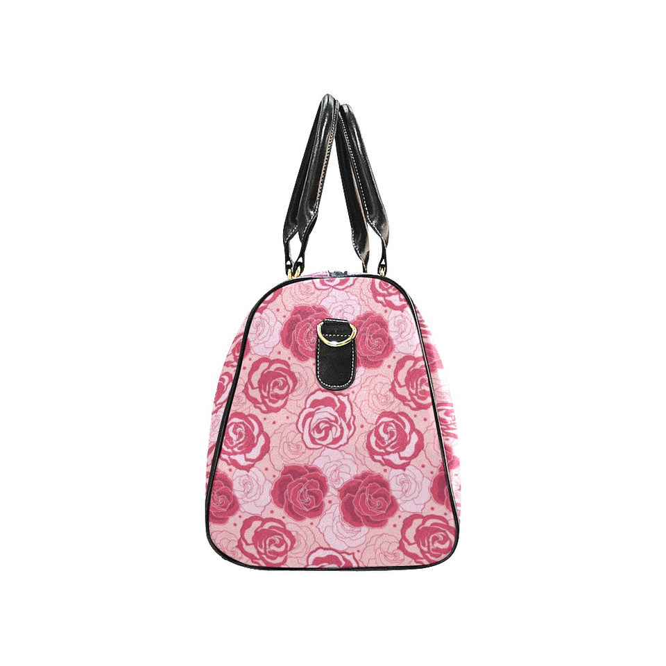 Rose Pattern Print Design 02 Travel Bag
