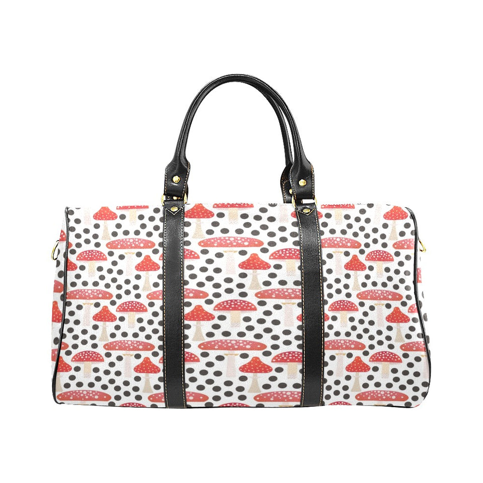 Red mushroom dot pattern Travel Bag