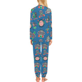 Darts Pattern Print Design 02 Women's All Over Print Pajama Set