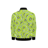 Slices of Lime design pattern Kids' Boys' Girls' Bomber Jacket