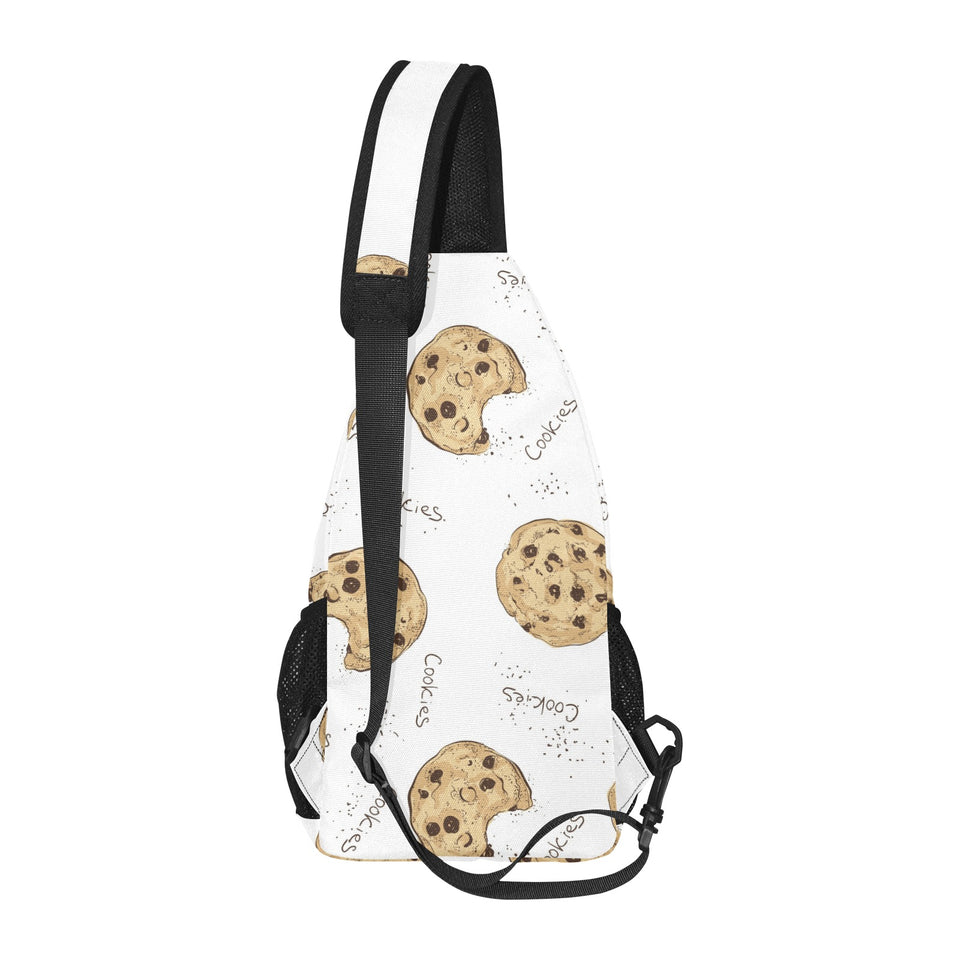 Sketch style cookie pattern All Over Print Chest Bag