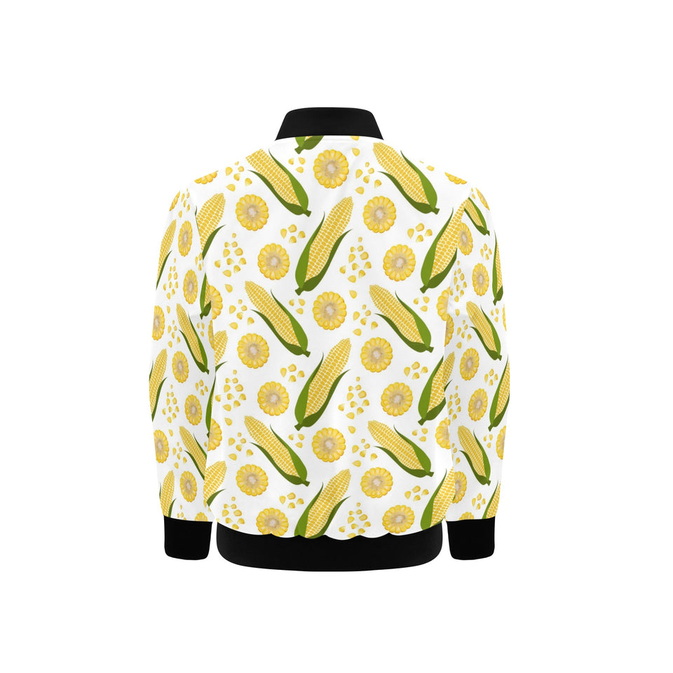 Corn Pattern Print Design 05 Kids' Boys' Girls' Bomber Jacket