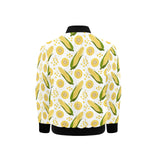 Corn Pattern Print Design 05 Kids' Boys' Girls' Bomber Jacket