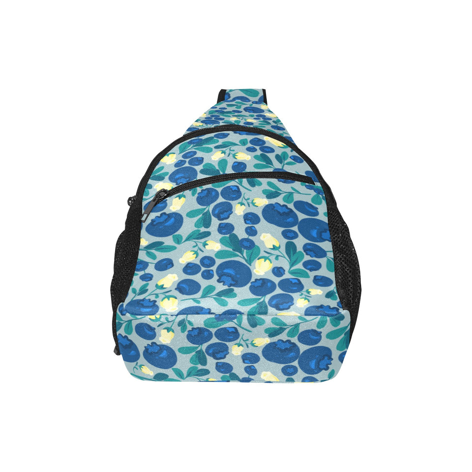 blueberry design pattern All Over Print Chest Bag