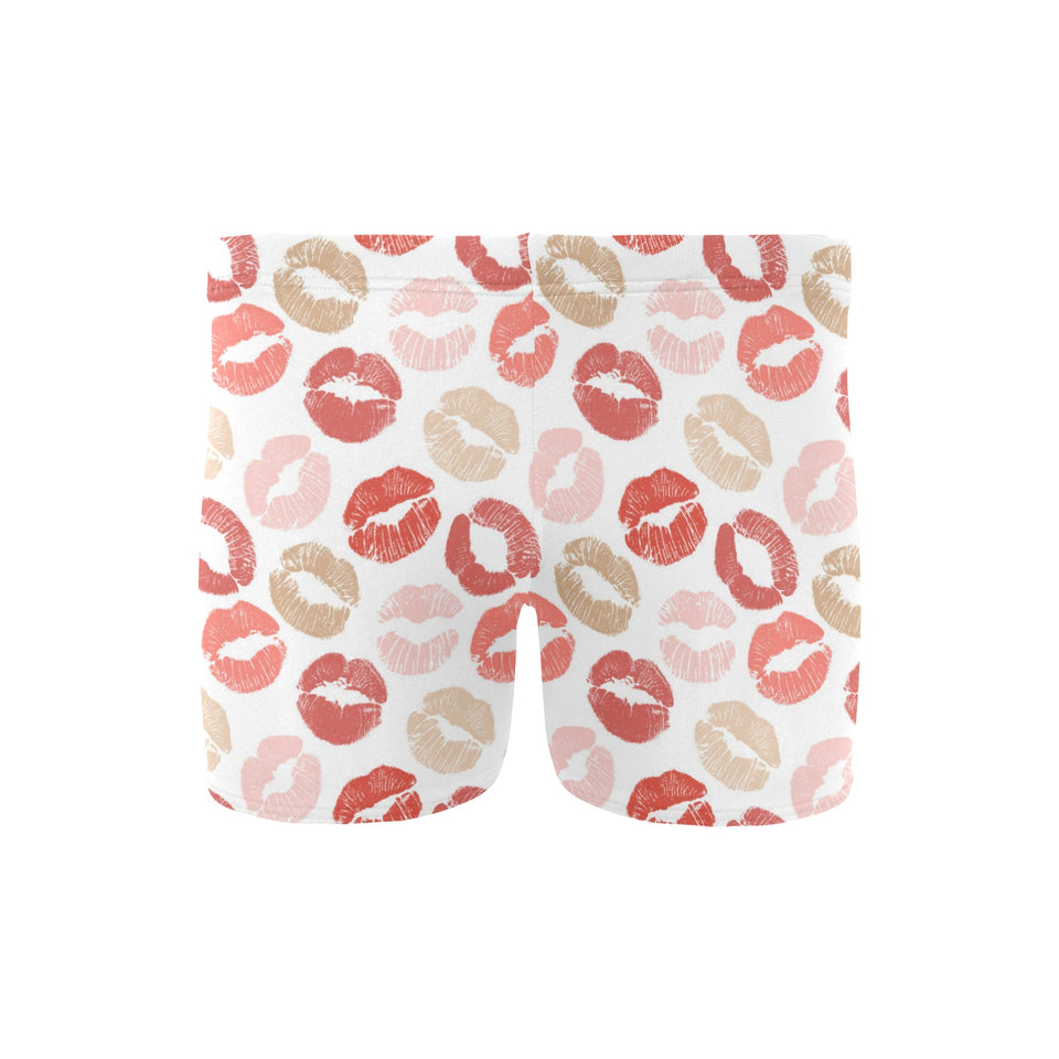 Lips Pattern Print Design 04 Men's Swimming Trunks