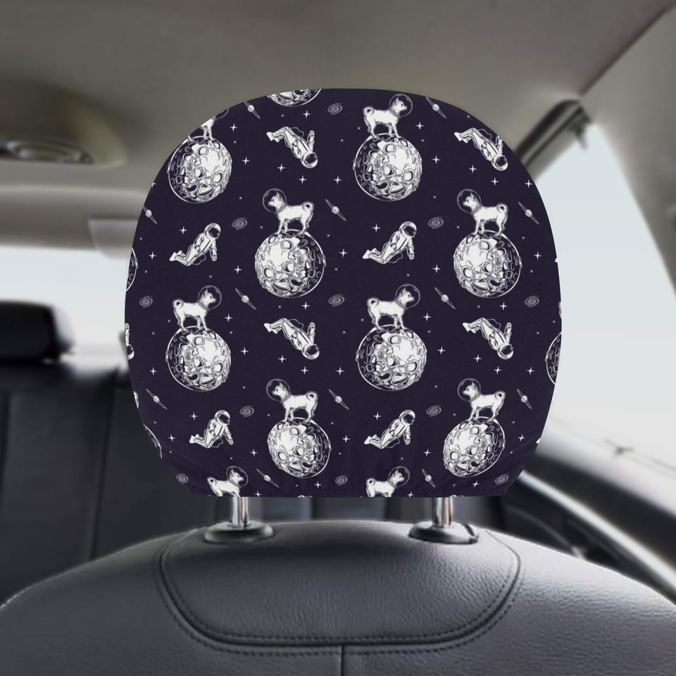 Chihuahua space helmet. astronaut pattern Car Headrest Cover