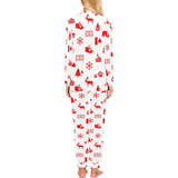 Canada Pattern Print Design 04 Women's All Over Print Pajama Set