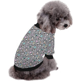 Ostrich Pattern Print Design 01 All Over Print Pet Dog Round Neck Fuzzy Shirt