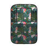 Parrot Palm tree leaves flower hibiscus pattern Car Seat Back Organizer