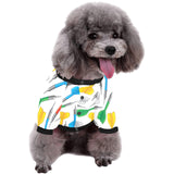 Darts Pattern Print Design 03 All Over Print Pet Dog Round Neck Fuzzy Shirt