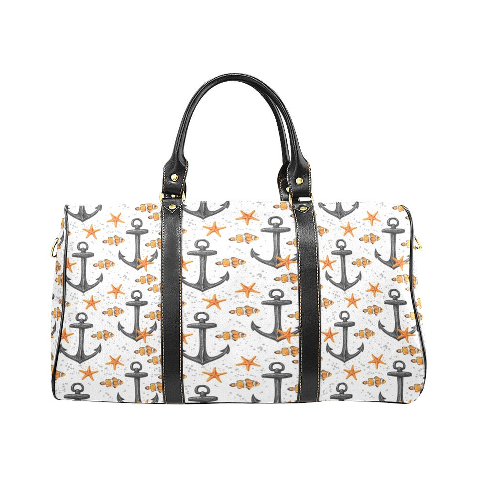 Clown Fish Pattern Print Design 02 Travel Bag