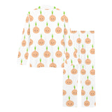 cute onions smiling faces Women's Long Pajama Set