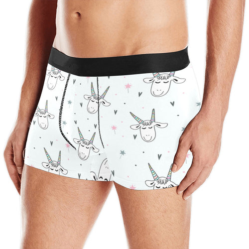 Cute goat design pattern Men's All Over Print Boxer Briefs Men's Underwear