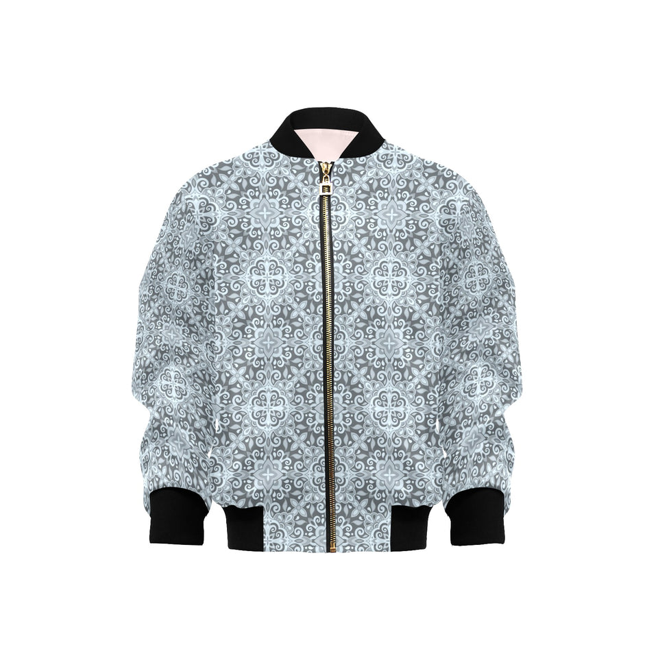 Traditional indian element pattern Kids' Boys' Girls' Bomber Jacket