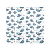 Pigeon Pattern Print Design 02 Gauze Curtain