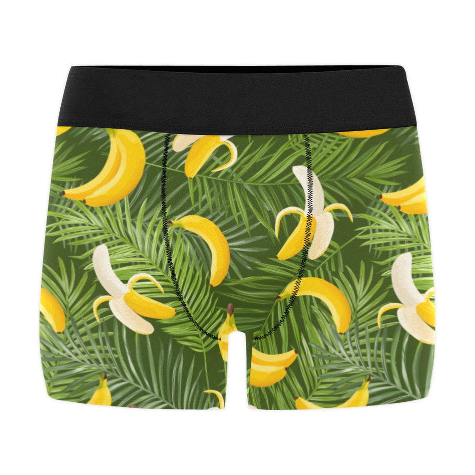 Banana Palm Leaves pattern Men's All Over Print Boxer Briefs Men's Underwear