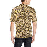 Leopard skin print Men's All Over Print Polo Shirt