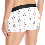 Penguin pattern Men's All Over Print Boxer Briefs Men's Underwear