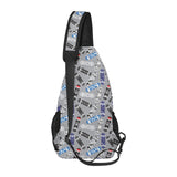 Skate Board Pattern Print Design 03 All Over Print Chest Bag