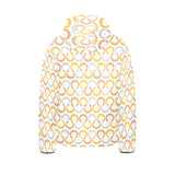 Horseshoes Pattern Print Design 03 Kids' Boys' Girls' Padded Hooded Jacket