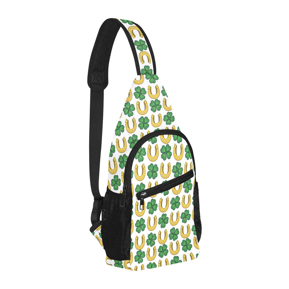 Horseshoes Pattern Print Design 04 All Over Print Chest Bag