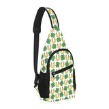 Horseshoes Pattern Print Design 04 All Over Print Chest Bag