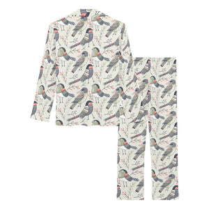 Pigeon Pattern Print Design 04 Women's Long Pajama Set