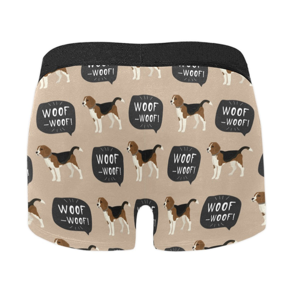 Beagle pattern Men's All Over Print Boxer Briefs Men's Underwear