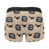 Beagle pattern Men's All Over Print Boxer Briefs Men's Underwear