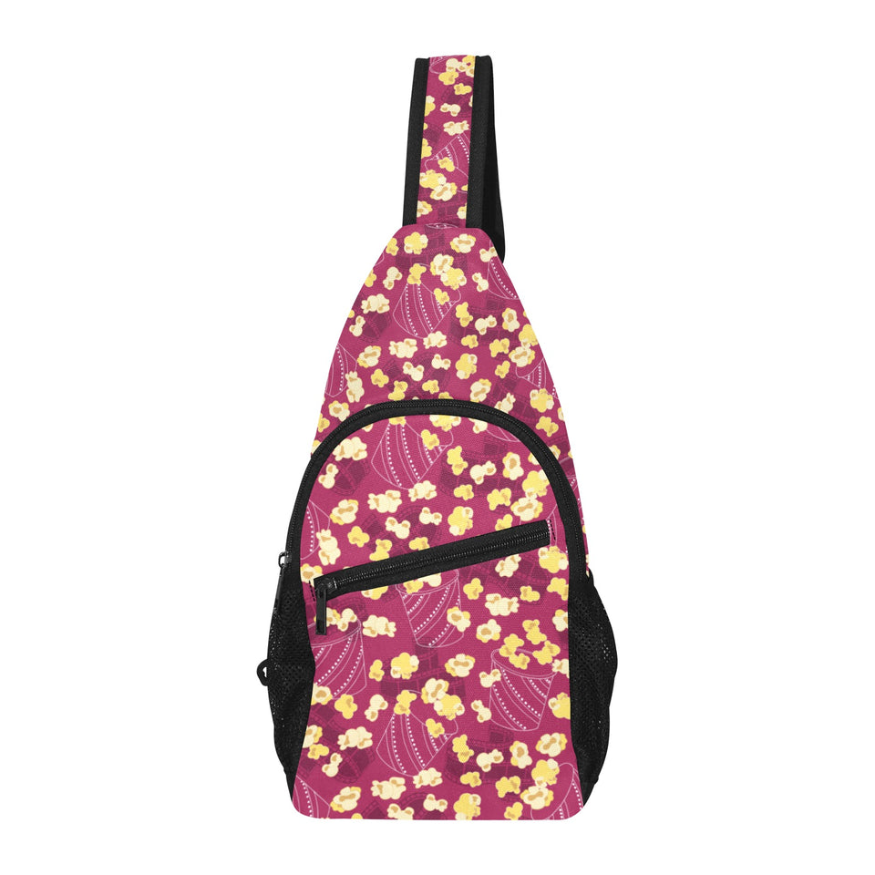 Popcorn Pattern Print Design 02 All Over Print Chest Bag