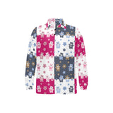 Teddy Bear Pattern Print Design 03 Men's Long Sleeve Polo Shirt