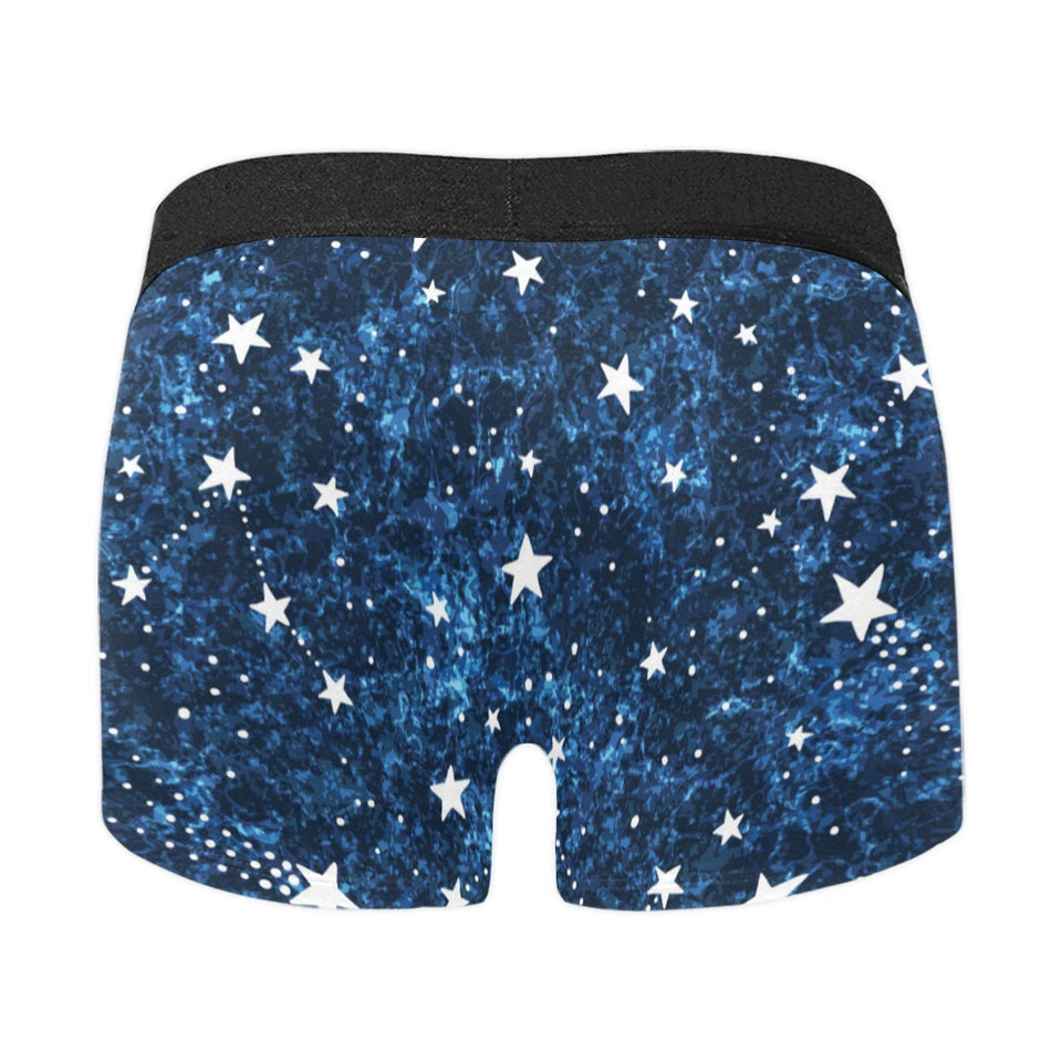 Night sky star pattern Men's All Over Print Boxer Briefs Men's Underwear