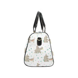 Cute Rhino pattern background Travel Bag