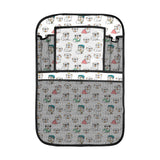 English Bulldog Pattern Print Design 03 Car Seat Back Organizer