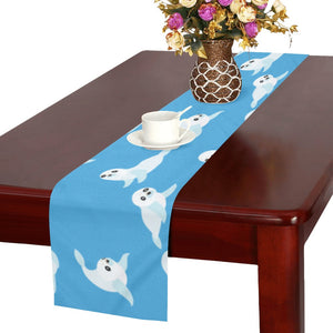 Cute sea lion seal pattern background Table Runner