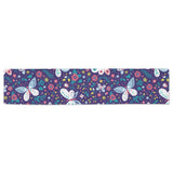Colorful butterfly flower pattern.eps Table Runner
